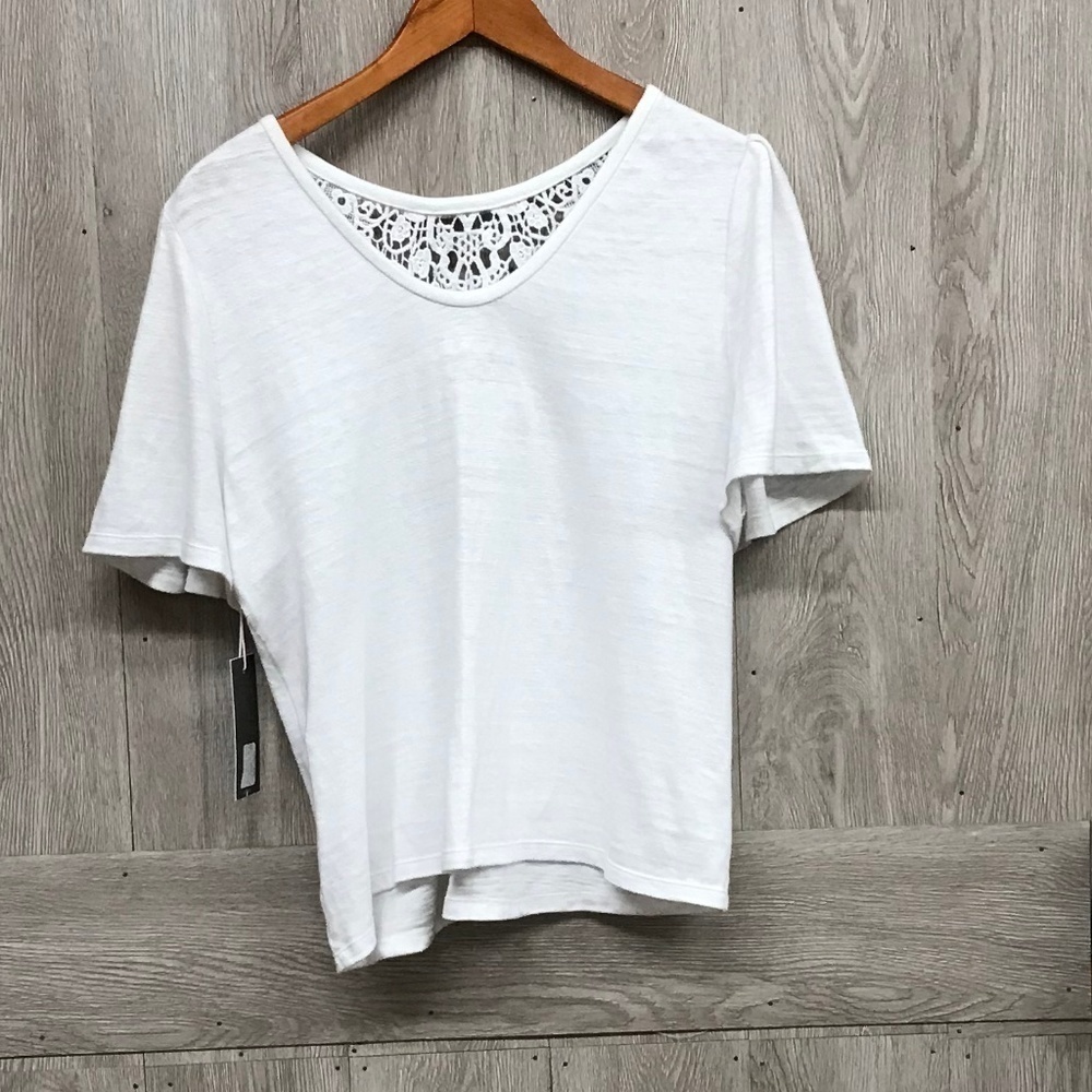 Nordstrom Signature Lace Detail Puff Sleeve BB280